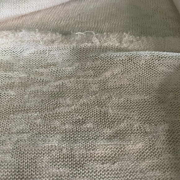 White Light Bolero Style wrap Cover 3/4 Sleeve Open Front - Picture 8 of 15